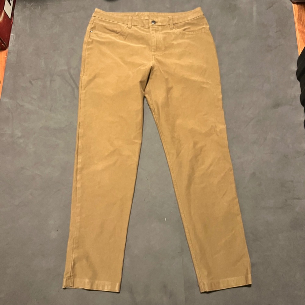 Lululemon Utilitech ABC Pant‎ Mens 34x32 Brown Classic Fit 5-Pocket Canvas